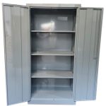 Armario-metalico puerta batiente, vista interior