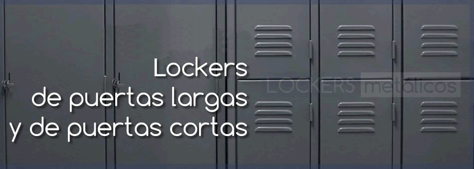 Lockers de puertas largas y cortas